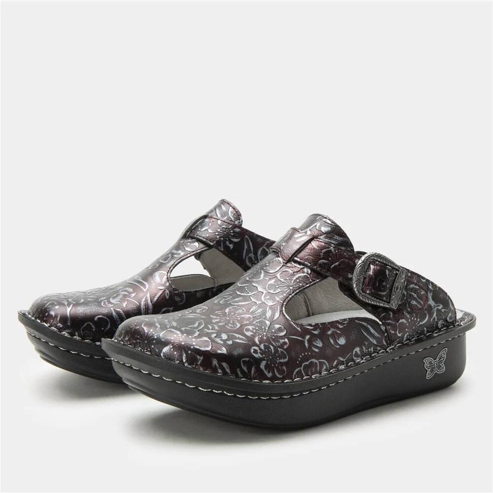 NEW ALEGRIA women's classic clog in rosewood